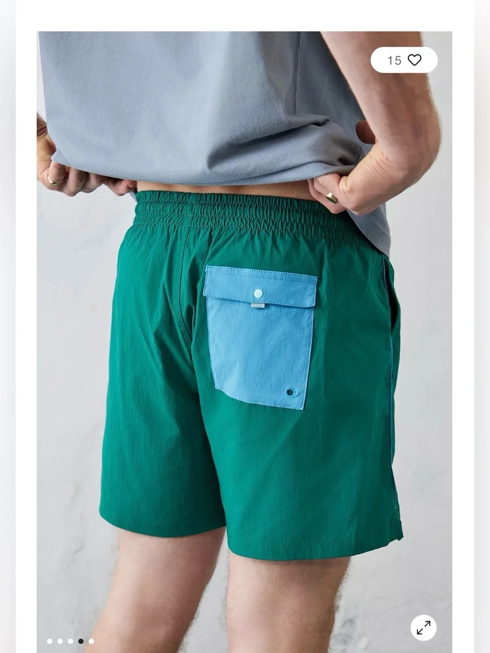 Cotopaxi Men’s Brinco Green Shorts Athletic Casual , size M
